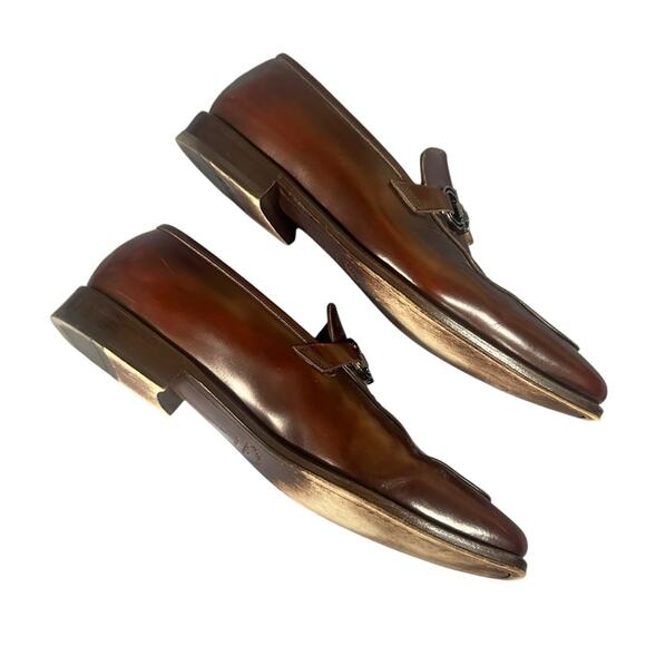 Salvatore Ferragamo Leather Loafers Men's Size 9.5 - Picture 5 of 12